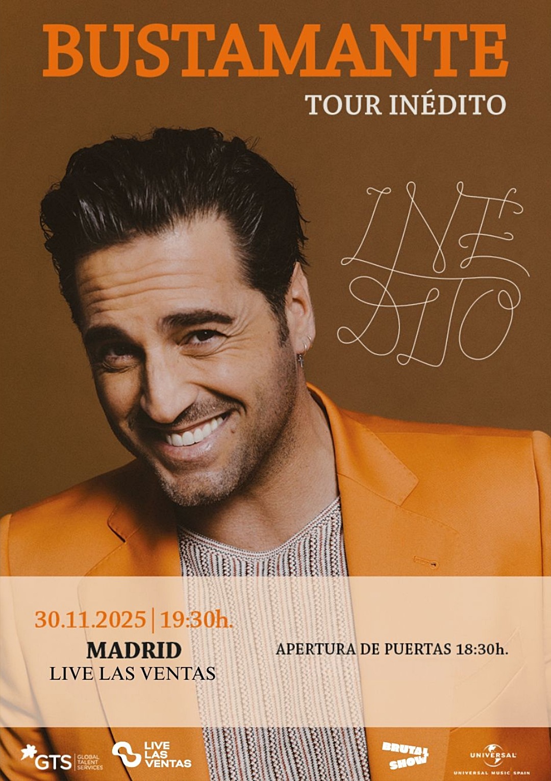 Concierto David Bustamante - Tour Inédito en Live Las Ventas Concierto David Bustamante - Tour Inédito en Live Las Ventas
