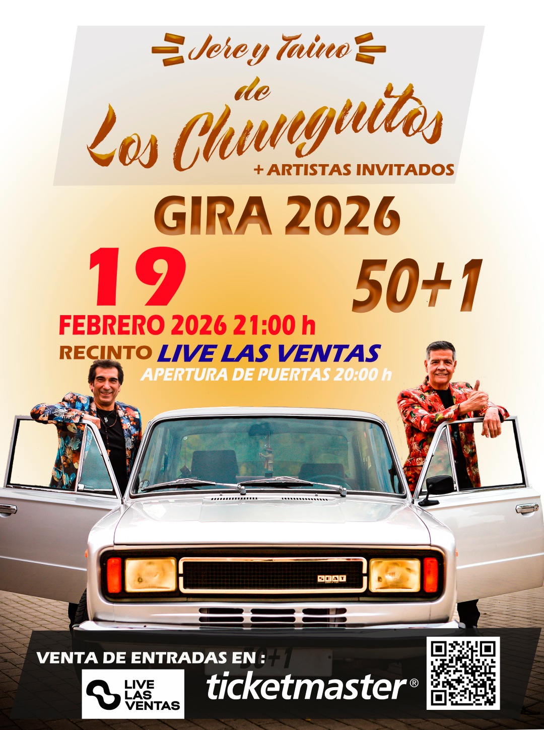 Jere y Taino de Los Chunguitos en Live Las Ventas