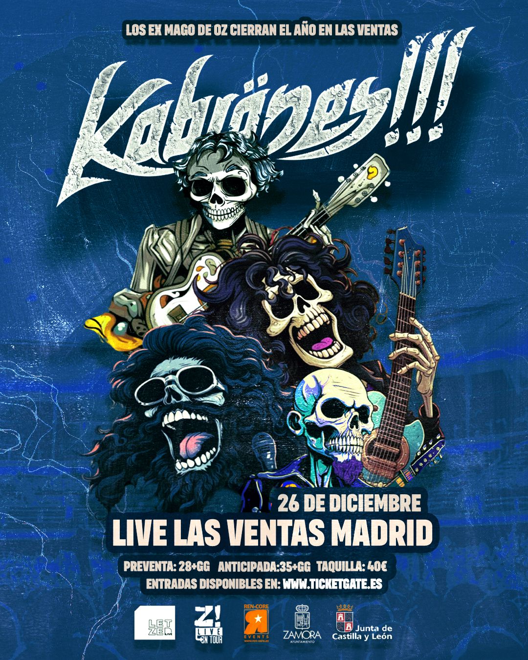 Concierto de Kabrönes en Live Las Ventas
