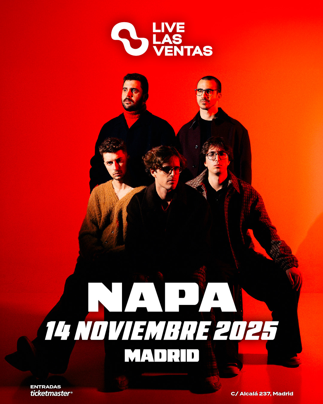 Concierto Napa en Live Las Ventas